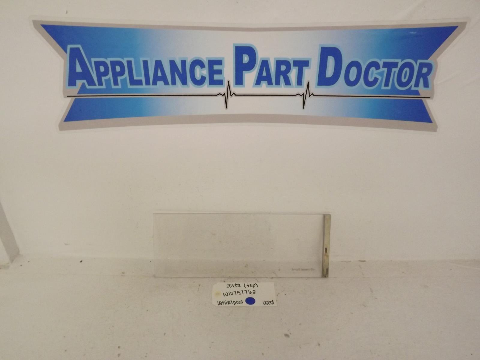Whirlpool Refrigerator W10757762 Cover (Top) Used Whirlpool Refrigerator W10757762 Cover (Top) Used